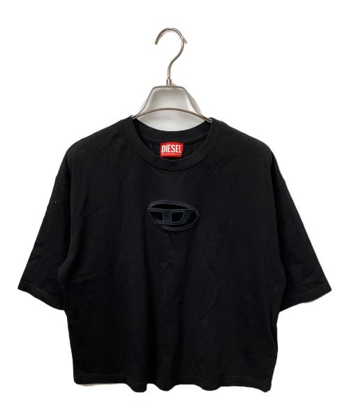 DIESEL（ディーゼル）DIESEL (ディーゼル) ロゴ半袖カットソー　ブラック ブラック サイズ:sの古着・服飾アイテム