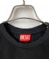 DIESEL (ディーゼル) ロゴ半袖カットソー　ブラック ブラック サイズ:s：8000円