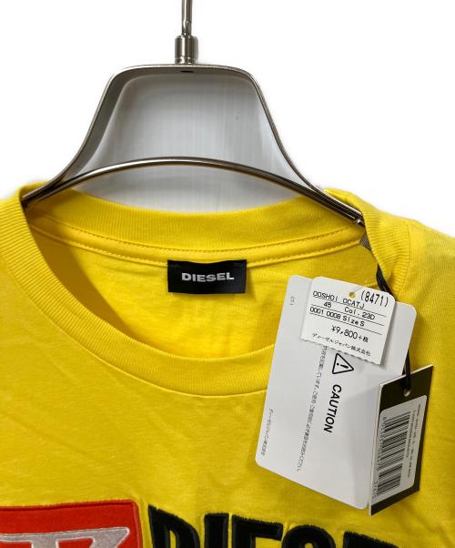 DIESEL（ディーゼル）DIESEL (ディーゼル) 半袖カットソー イエロー イエロー サイズ:S 未使用品の古着・服飾アイテム
