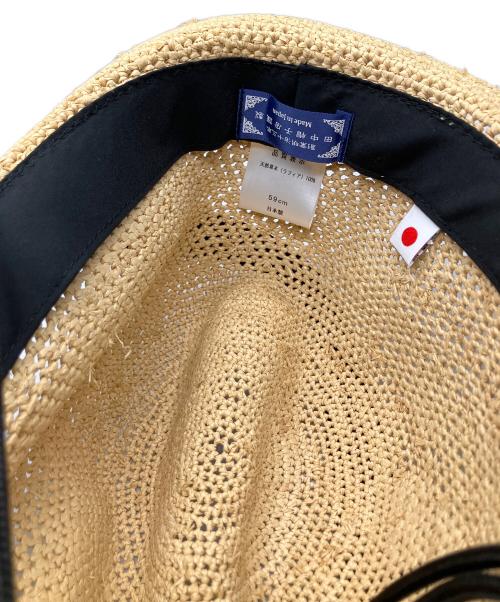 田中帽子店（タナカボウシテン）田中帽子店 (タナカボウシテン) ラフィアハットの古着・服飾アイテム