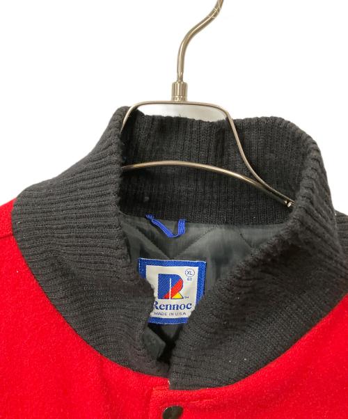 Rennoc（レノック）Rennoc (レノック) スタジャン レッド×ブラック レッド サイズ:XLの古着・服飾アイテム