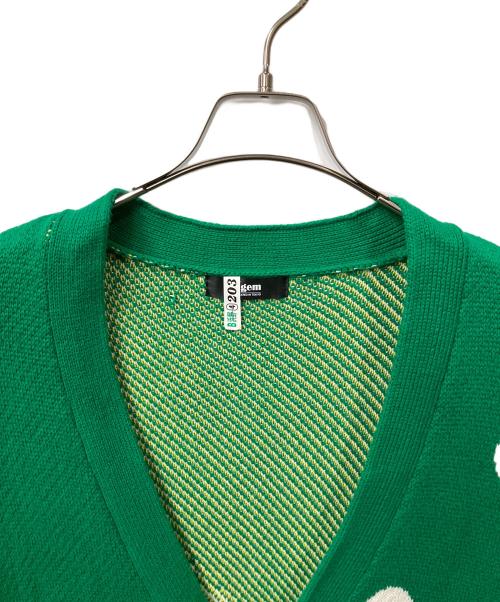 A'gem（エージェム）A'gem (エージェム) 厚手カーディガン グリーン グリーン サイズ:Freeの古着・服飾アイテム
