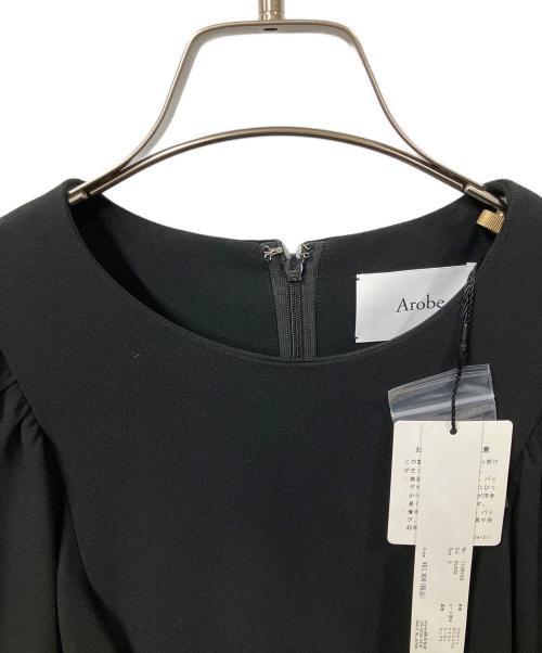 Arobe（アローブ）Arobe (アローブ) 長袖ワンピース ブラック サイズ:2 未使用品の古着・服飾アイテム