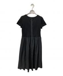 BLUE LABEL CRESTBRIDGE（ブルーレーベルクレストブリッジ）の古着「半袖ワンピース」｜ブラック