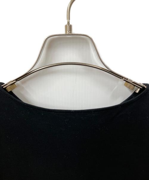 BLUE LABEL CRESTBRIDGE（ブルーレーベルクレストブリッジ）BLUE LABEL CRESTBRIDGE (ブルーレーベルクレストブリッジ) 半袖ワンピース ブラック サイズ:36の古着・服飾アイテム