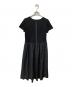 BLUE LABEL CRESTBRIDGE（ブルーレーベルクレストブリッジ）の古着「半袖ワンピース」｜ブラック