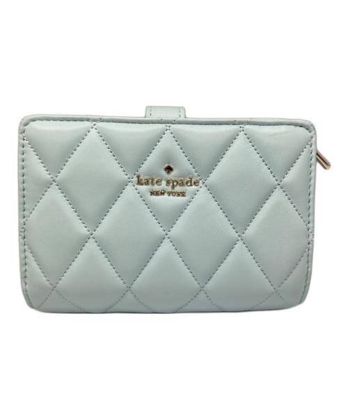 Kate Spade（ケイトスペード）Kate Spade (ケイトスペード) 2つ折り財布 スカイブルーの古着・服飾アイテム
