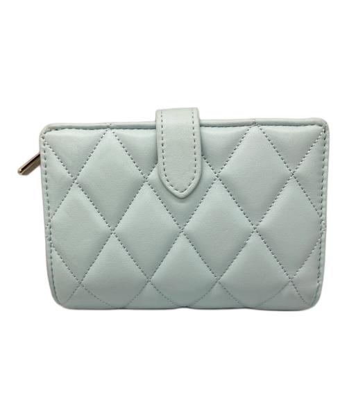 Kate Spade（ケイトスペード）Kate Spade (ケイトスペード) 2つ折り財布 スカイブルーの古着・服飾アイテム