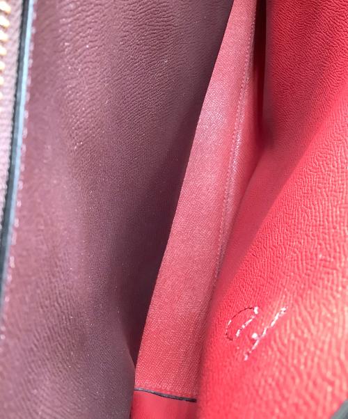 COACH（コーチ）COACH (コーチ) モリー　トートバッグ　ブラック×ホワイト ブラック×レッドの古着・服飾アイテム
