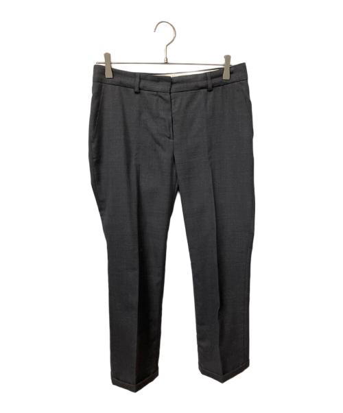 Max Mara Studio（マックスマーラ ストゥディオ）MAX MARA STUDIO (マックスマーラ ストゥディオ) バージンウールスラックス グレー グレー サイズ:Lの古着・服飾アイテム