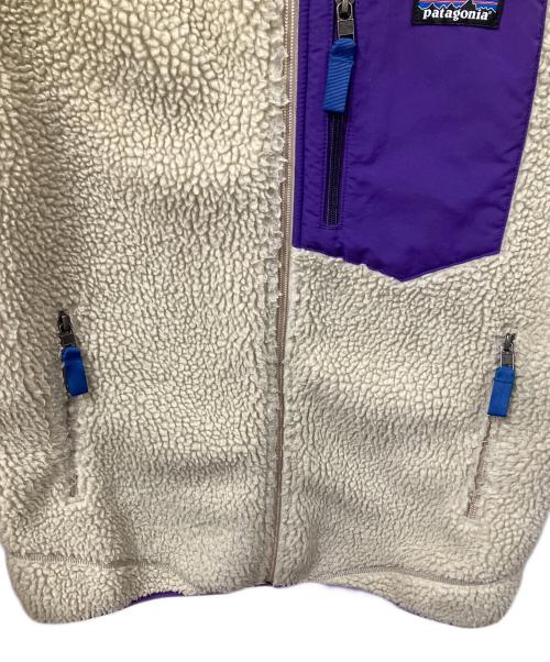 Patagonia（パタゴニア）Patagonia (パタゴニア) クラシックレトロX グレー×パープル サイズ:Ｍの古着・服飾アイテム