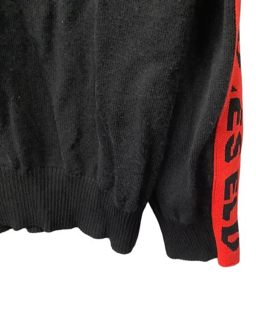 DIESEL（ディーゼル）DIESEL (ディーゼル) フルジップアップジャケット ブラック×レッド ブラック×レッド サイズ:Freeの古着・服飾アイテム