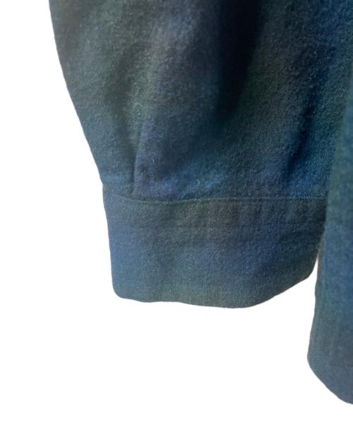 PENDLETON（ペンドルトン）PENDLETON (ペンドルトン) チェック長袖シャツ ヴァージンウール グリーン×ブルー サイズ:5の古着・服飾アイテム