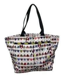 LeSportsac（レスポートサック）の古着「トートバッグ ホワイト」｜グレー