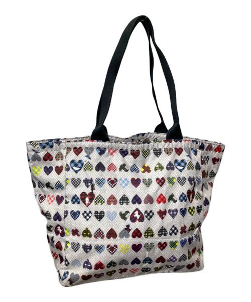 LeSportsac（レスポートサック）LeSportsac (レスポートサック) トートバッグ ホワイト グレーの古着・服飾アイテム