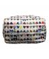 中古・古着 LeSportsac (レスポートサック) トートバッグ ホワイト グレー：5000円