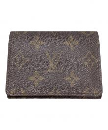 LOUIS VUITTON（ルイ ヴィトン）の古着「アンヴェロップ・カルト・ドゥ・ヴィジット」｜ブラウン