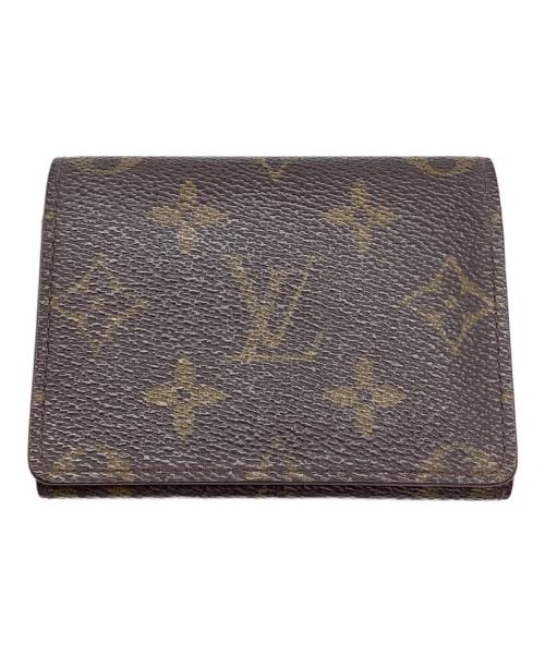 LOUIS VUITTON（ルイ ヴィトン）LOUIS VUITTON (ルイ ヴィトン) アンヴェロップ・カルト・ドゥ・ヴィジット ブラウンの古着・服飾アイテム