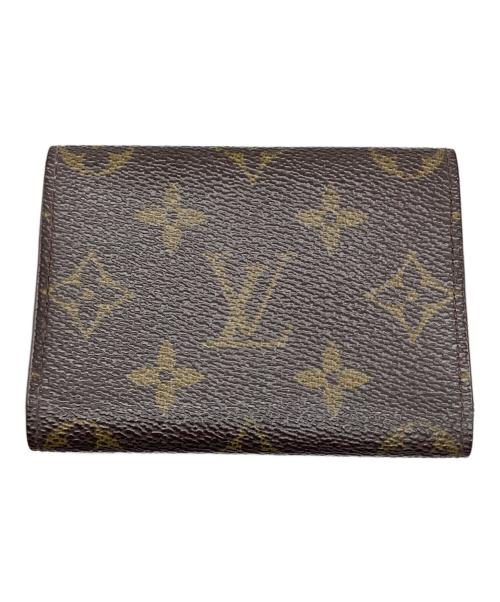 LOUIS VUITTON（ルイ ヴィトン）LOUIS VUITTON (ルイ ヴィトン) アンヴェロップ・カルト・ドゥ・ヴィジット ブラウンの古着・服飾アイテム