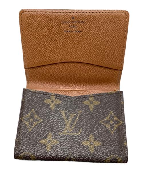 LOUIS VUITTON（ルイ ヴィトン）LOUIS VUITTON (ルイ ヴィトン) アンヴェロップ・カルト・ドゥ・ヴィジット ブラウンの古着・服飾アイテム