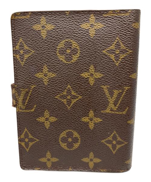 LOUIS VUITTON（ルイ ヴィトン）LOUIS VUITTON (ルイ ヴィトン) アジェンダPM　手帳カバー ブラウンの古着・服飾アイテム