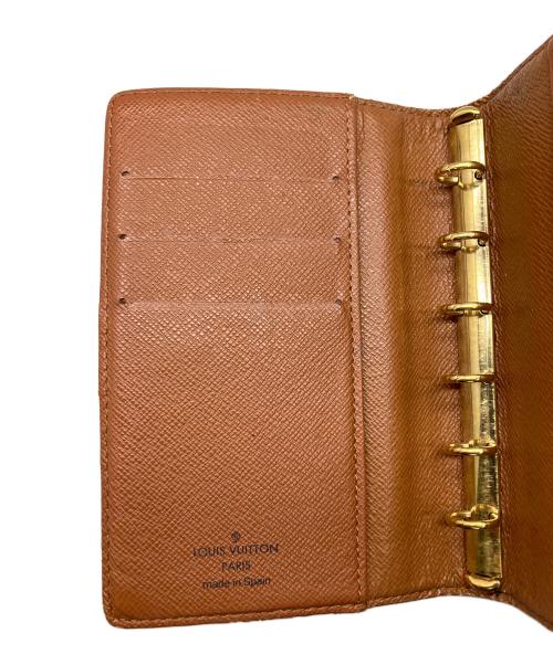 LOUIS VUITTON（ルイ ヴィトン）LOUIS VUITTON (ルイ ヴィトン) アジェンダPM　手帳カバー ブラウンの古着・服飾アイテム