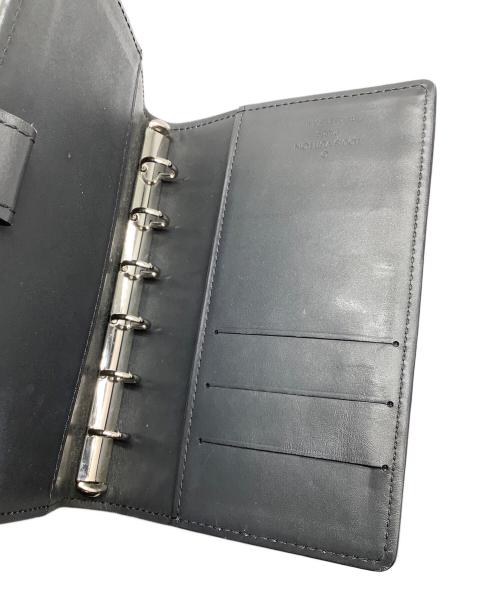 LOUIS VUITTON（ルイ ヴィトン）LOUIS VUITTON (ルイ ヴィトン) アジェンダPM　手帳カバー ブラックの古着・服飾アイテム