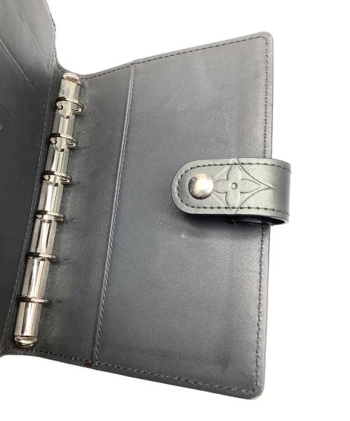 LOUIS VUITTON（ルイ ヴィトン）LOUIS VUITTON (ルイ ヴィトン) アジェンダPM　手帳カバー ブラックの古着・服飾アイテム