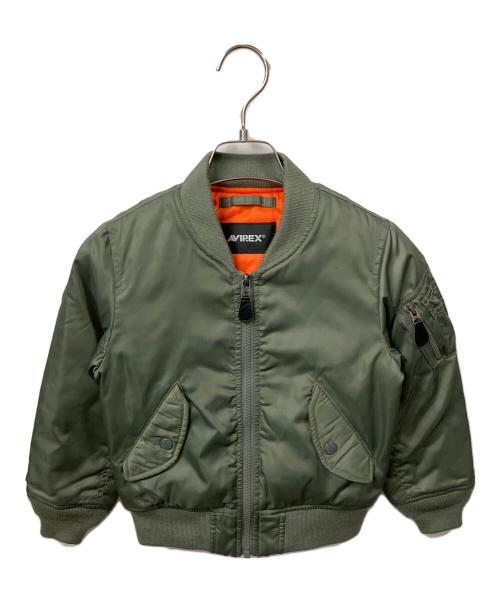 AVIREX（アヴィレックス）AVIREX (アヴィレックス) MA-1ジャケット グリーン サイズ:120cmの古着・服飾アイテム