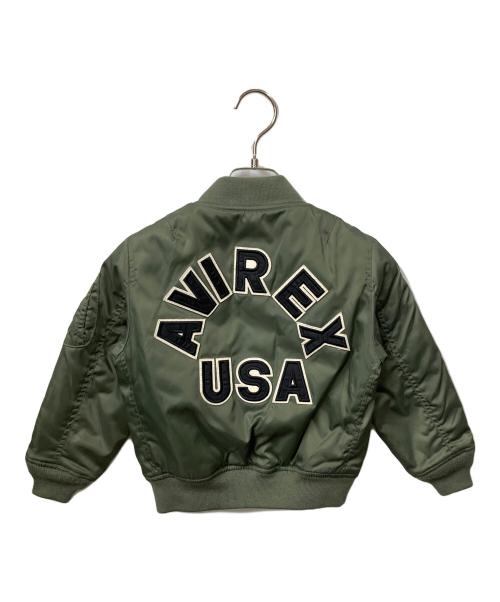 AVIREX（アヴィレックス）AVIREX (アヴィレックス) MA-1ジャケット グリーン サイズ:120cmの古着・服飾アイテム