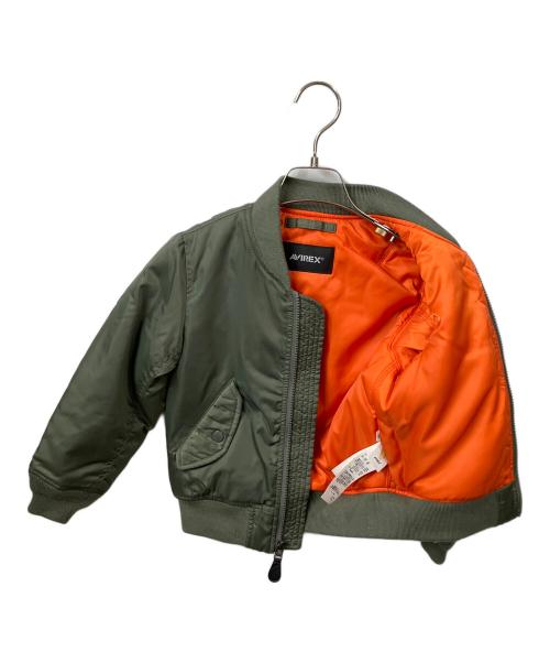 AVIREX（アヴィレックス）AVIREX (アヴィレックス) MA-1ジャケット グリーン サイズ:120cmの古着・服飾アイテム