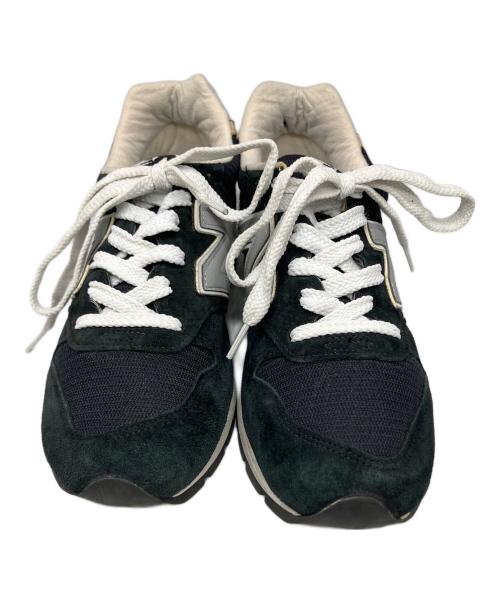 NEW BALANCE（ニューバランス）NEW BALANCE (ニューバランス) ローカットスニーカー ブラック×ホワイト ホワイト×ブラック サイズ:24の古着・服飾アイテム