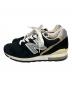 NEW BALANCE (ニューバランス) ローカットスニーカー ブラック×ホワイト ホワイト×ブラック サイズ:24：7000円