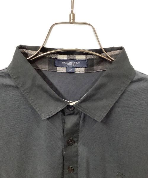 BURBERRY LONDON（バーバリーロンドン）BURBERRY LONDON (バーバリーロンドン) ポロシャツ ブラック サイズ:Mの古着・服飾アイテム