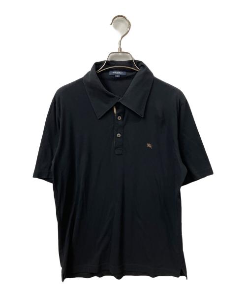 BURBERRY LONDON（バーバリーロンドン）BURBERRY LONDON (バーバリーロンドン) ポロシャツ　ブラック ブラック サイズ:Mの古着・服飾アイテム