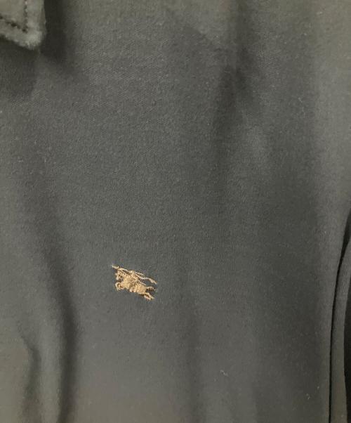 BURBERRY LONDON（バーバリーロンドン）BURBERRY LONDON (バーバリーロンドン) ポロシャツ　ブラック ブラック サイズ:Mの古着・服飾アイテム