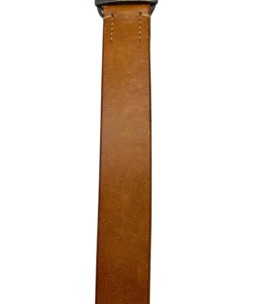 THE FLAT HEAD（ザ・フラットヘッド）THE FLAT HEAD (ザ・フラットヘッド) レザーベルト ブラウン ブラウン サイズ:W31の古着・服飾アイテム