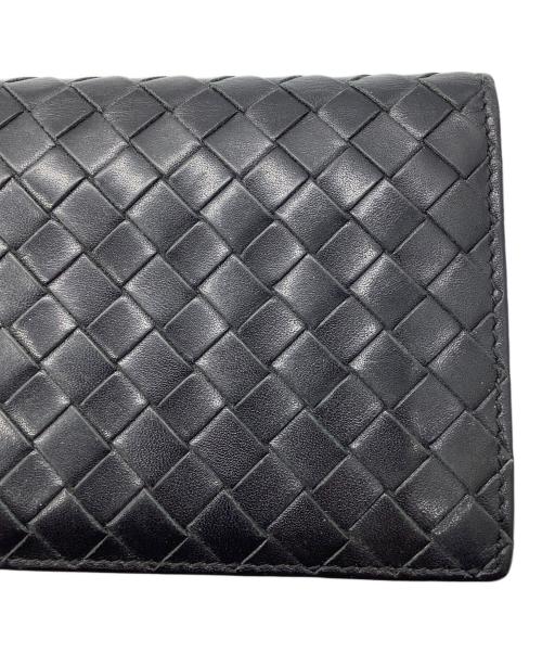 BOTTEGA VENETA（ボッテガベネタ）BOTTEGA VENETA (ボッテガベネタ) 長財布　イントレチャート ブラック ブラックの古着・服飾アイテム