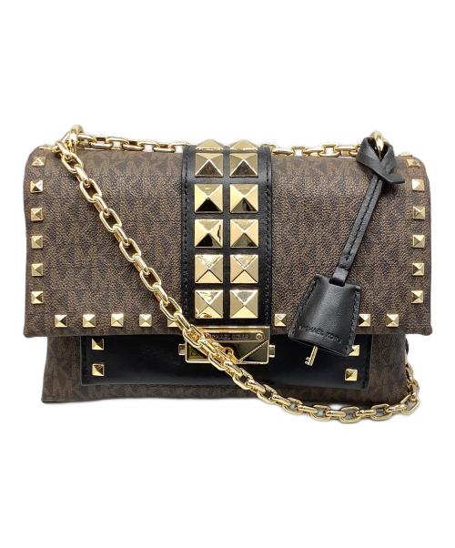 MICHAEL KORS（マイケル・コース）MICHAEL KORS (マイケル・コース) ショルダーバッグ ブラウンの古着・服飾アイテム