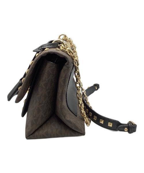 MICHAEL KORS（マイケル・コース）MICHAEL KORS (マイケル・コース) ショルダーバッグ ブラウンの古着・服飾アイテム