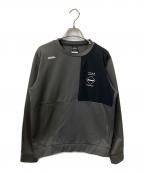 F.C.R.B.エフシーレアルブリストル）の古着「F.C.R.B. PDK CREWNECK TOP」｜グレー