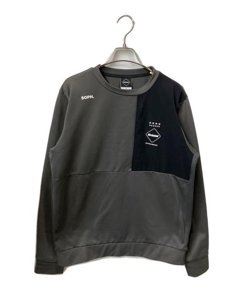 F.C.R.B.（エフシーレアルブリストル）F.C.R.B. (エフシーレアルブリストル) F.C.R.B. PDK CREWNECK TOP グレー サイズ:Mの古着・服飾アイテム