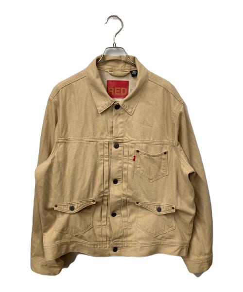 LEVI'S RED（リーバイス レッド）LEVI'S RED (リーバイス レッド) トラッカージャケット ブラウン ベージュ サイズ:Lの古着・服飾アイテム