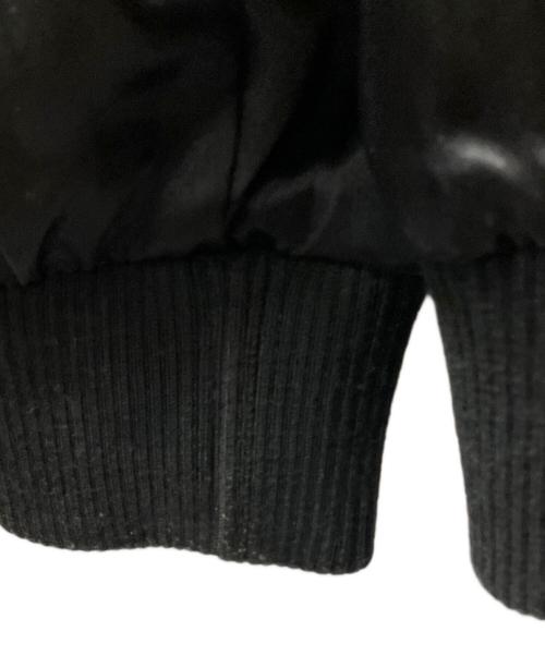 STUDIO HIRO（スタジオ ヒロ）STUDIO HIRO (スタジオ ヒロ) スカジャン ブラック×シルバー ブラック サイズ:Lの古着・服飾アイテム