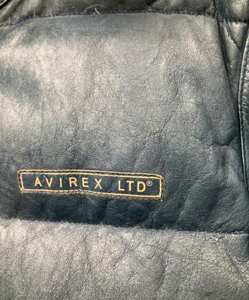 AVIREX（アヴィレックス）AVIREX (アヴィレックス) ダウンジャケット ネイビー サイズ:XLの古着・服飾アイテム