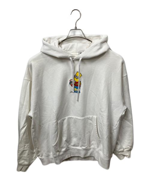 LEVI'S（リーバイス）LEVI'S (リーバイス) THE SIMPSONS (ザ シンプソンズ) THE SIMPSONS 20th記念コラボパーカー ホワイト サイズ:XLの古着・服飾アイテム