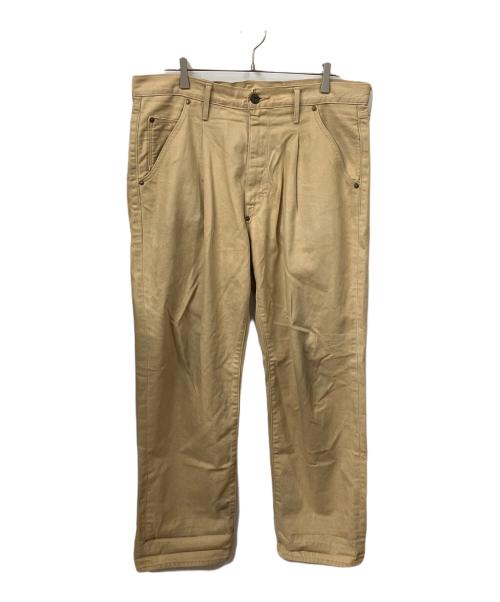 LEVI'S RED（リーバイス レッド）LEVI'S RED (リーバイス レッド) ルーズテーパートラウザーデニム ベージュ サイズ:W34の古着・服飾アイテム