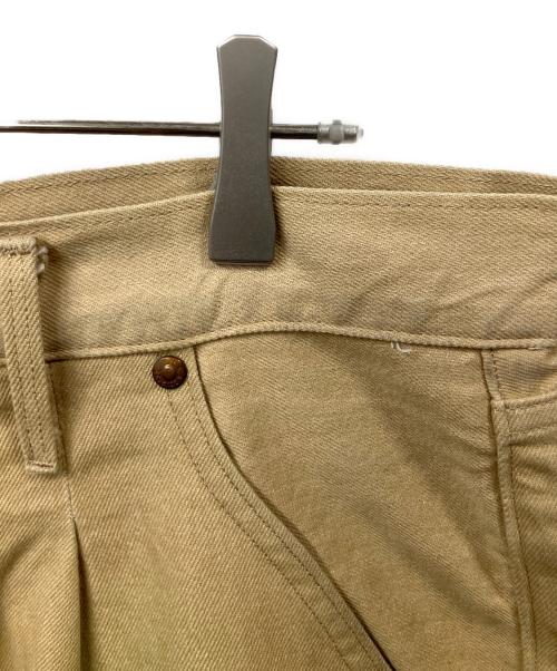 LEVI'S RED（リーバイス レッド）LEVI'S RED (リーバイス レッド) ルーズテーパートラウザーデニム ベージュ サイズ:W34の古着・服飾アイテム