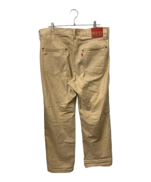 LEVI'S RED（リーバイス レッド）LEVI'S RED (リーバイス レッド) ルーズテーパートラウザーデニム ベージュ サイズ:W34の古着・服飾アイテム
