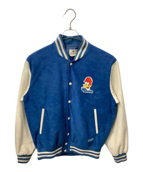 DESCENTE（デサント）DESCENTE (デサント) スタジャン ブルー サイズ:Lの古着・服飾アイテム